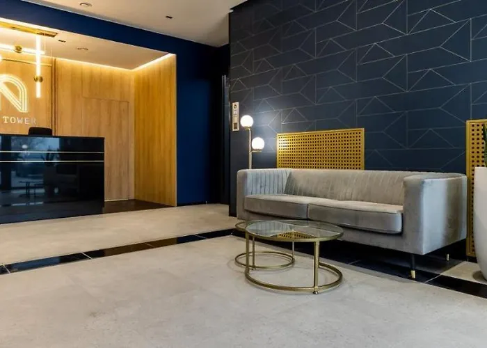 Z Widokiem Na Panorame Gdyni W Modern Tower Atal גדינייה