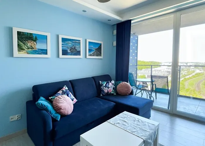 דירה Z Widokiem Na Panorame Gdyni W Modern Tower Atal גדינייה